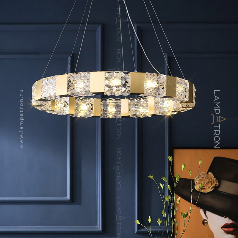 Ring chandelier and lamp Magnet — buy at Lampatron.ae